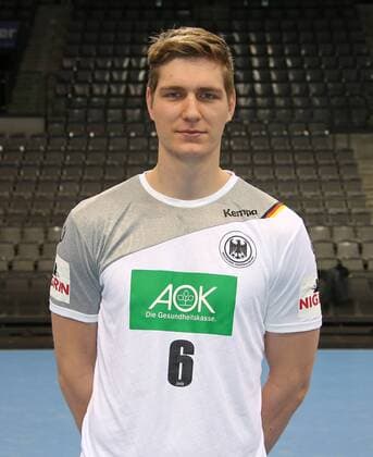 04.01.2018, Deutschland, Stuttgart, Medientermin Handball-Nationalmannschaft in Stuttgart: Finn Lemke