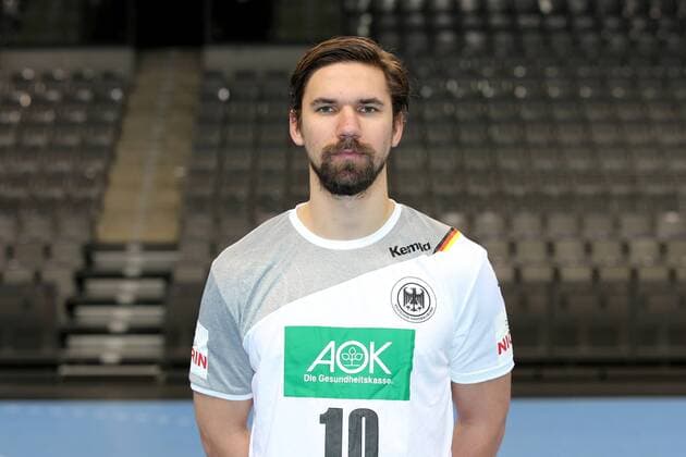 Fabian Wiede ( Deutschland ), Handball, GER, Nationalteam, Portraet, 2018, Deutschland, 04.01.2018, Stuttgart Copyright: xEIBNER HarryxLangerx EP_HLR