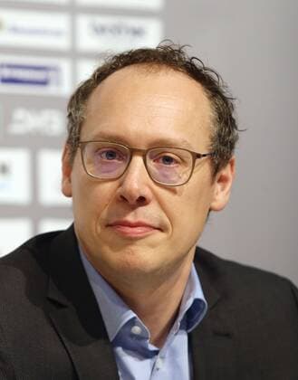 Stuttgart , Handball Länderspiel Deutschland vs. Island , DHB-Vorstandsvorsitzender Mark Schober