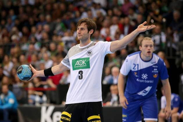 Uwe Gensheimer ( Deutschland ), Deutschland vs. Island, Handball, GER, Nationalteam, 2018, Deutschland, 05.01.2018, Stuttgart Copyright: xLanger Eibner-Pressefotox EP_HLR