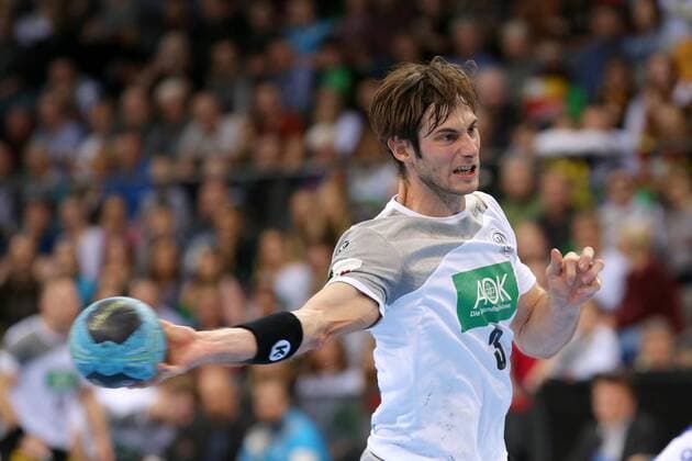 Uwe Gensheimer ( Deutschland ), Deutschland vs. Island, Handball, GER, Nationalteam, 2018, Deutschland, 05.01.2018, Stuttgart Copyright: xLanger Eibner-Pressefotox EP_HLR