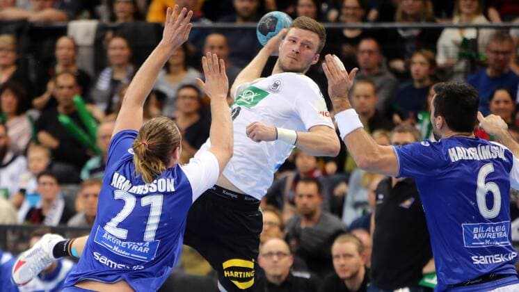 Deutschland DHB - Island Deutschland, Stuttgart, 04.01.2018, Handball, Länderspiel, Deutschland DHB - Island: mi. Philipp Weber (Deutschland).