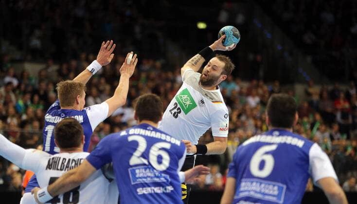 Deutschland DHB - Island Deutschland, Stuttgart, 04.01.2018, Handball, Länderspiel, Deutschland DHB - Island: mi. Steffen Fäth (Deutschland).