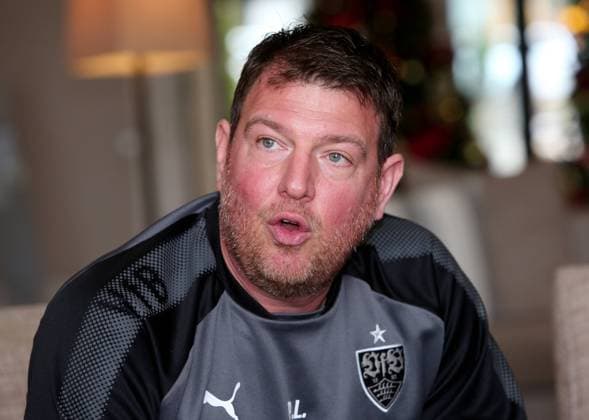 BAU 06.01.2018 La Manga del Mar Menor Fußball VfB Stuttgart Trainingslager in la Manga, Presserunde mit Sportpsychologen Philipp Laux
