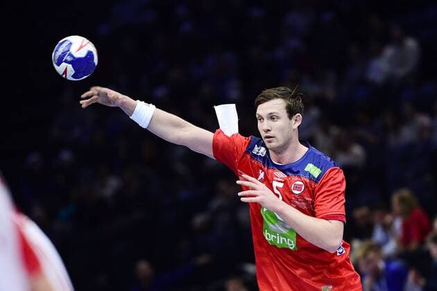 Sander Sagosen (Norvege) HANDBALL : Norvege vs Danemark - Golden League - Paris - 06 01 2018 JBAutissier Panoramic 
