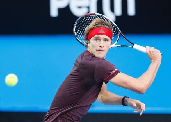 ALEXANDER ZVEREV, Team Germany, Final Tennis - Hopman Cup 2018 - ITF - Perth Arena - Perth - Western Australia - Australia - 6 January 2018. Â Copyright: xJuergenxHasenkopfx