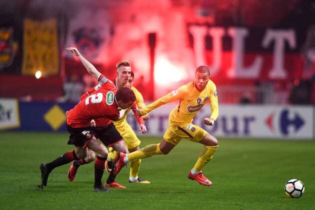 29 KYLIAN MBAPPE (psg) FOOTBALL : Rennes vs Paris SG - Coupe de France - 07 01 2018 AnthonyBIBARD FEP Panoramic 