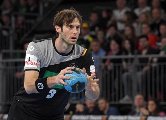 Neu-Ulm, Ratiopharm arena, 7.1.2018 Männer-Handball, Testspiel, Länderspiel, Deutschland - Island Siebenmeter von Uwe Gensheimer (Paris St. Germain HB FRA), Deutschland