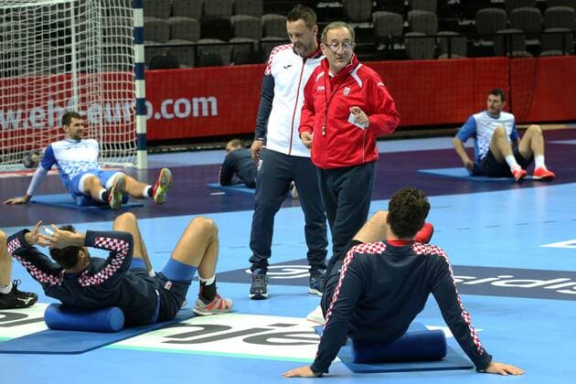 PXL_Training of Croatian national handball team 08.01.2018., Spaladium Arena, Split, Croatia - Training of Croatian national handball team. Croatian national team Nationalteam coach Lino Cervar.  MirandaxCikotic PIXSELL