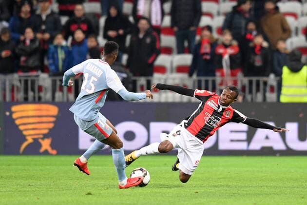 06 Jean Michael SERI (nice) FOOTBALL : Nice vs Monaco - Coupe de la Ligue - 09 01 2018 FEP Panoramic 