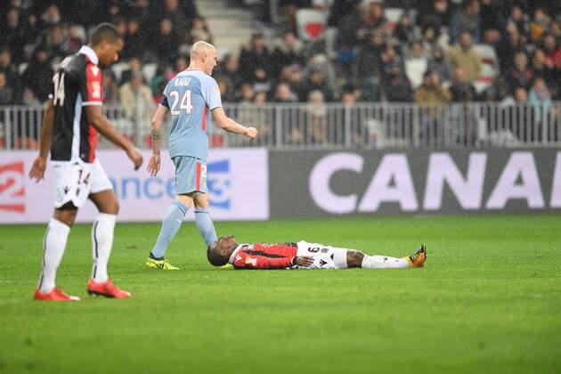 FOOTBALL : Nice vs Monaco - Coupe de la Ligue - 09 01 2018 FEP Panoramic 