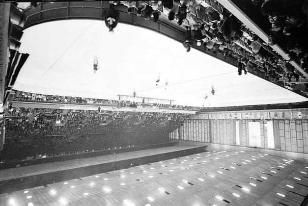 Olympia, Historie, Olympische Winterspiele 1964 in Innsbruck WINTER OLYMPICS GAMES IN INNSBRUCK, AUSTRIA - GENERAL VIEW ICE STADIUM LADIES FIGURE SAKATING ; 3 FEBRUARY 1964, Copyright: Topfoto  UnitedArchivesIPU470941
