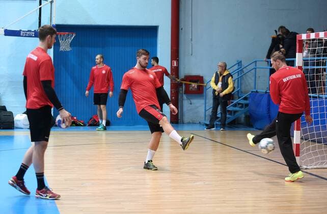 PXL_Training of German national handball team 11.01.2018., Dom sportova, Zagreb, Croatia - Training of the German national handball team before the start of the European Championship EM Europameisterschaft  SanjinxStrukic PIXSELL