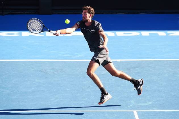 12th January 2018, ASB Tennis Centre, Auckland, New Zealand; ASB Classic, ATP Tennis Herren Mens Tennis; Robin Haase (NED) during the ASB Classic ATP Men s Tournament Day 5 Semi Finals  ActionPlus11971122