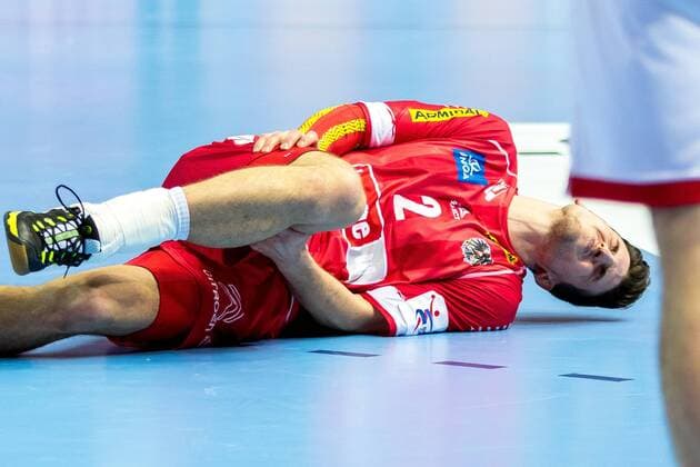 12.05.2017, Zatika Centre, Porec, CRO, EHF EM, Herren, Weissrussland vs Oestereich, Gruppe B, im Bild Alexander Hermann (AUT) during the preliminary round, group B match of the EHF men s Handball European Championship EM Europameisterschaft between Belarus and Austria at the Zatika Sport Centre in Porec, Croatia on 2017 05 12. Porec