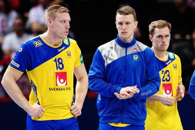 Handball, EM, Schweden - Island 180112 Sveriges Fredric Pettersson deppar efter förlusten i handbollsmatchen mellan Sverige och Island under Handbolls-EM 2018 den 12 januari 2018 i Split. Copyright: LUDVIGxTHUNMAN BB180112LT080