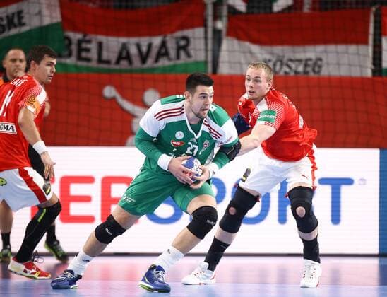 European Handball Championship, Group D, first round, Denmark - Hungary 13.01.2018., Croatia, Arena Varazdin, Varazdin - European Handball Championship, Group D, first round, Denmark - Hungary. HORNYAK Peter  IgorxSoban PIXSELL