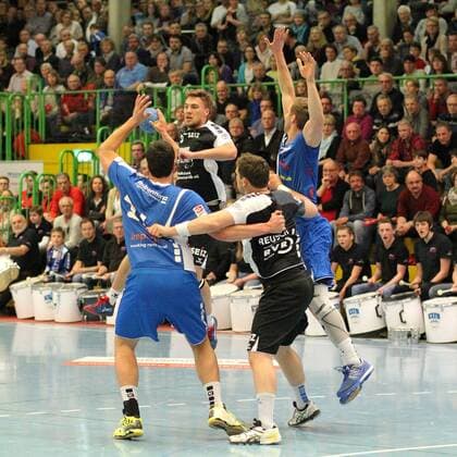 Handball 3. Liga VfL Pfullingen vs. TV Neuhausen 2018-01-13 Pfullingen Copyright: xEIBNER SebastianxBaurx EP_SBAUR