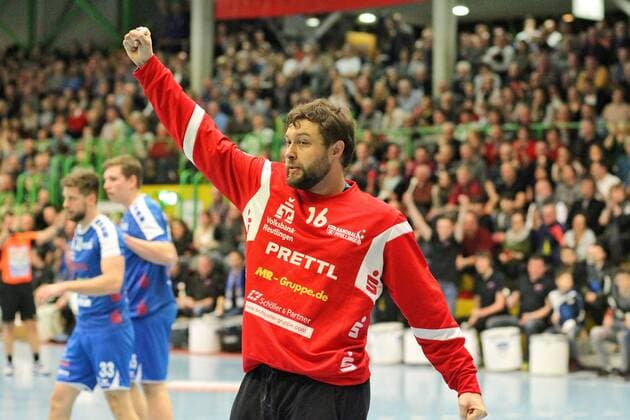 Handball 3. Liga VfL Pfullingen vs. TV Neuhausen 2018-01-13 Pfullingen Copyright: xEIBNER SebastianxBaurx EP_SBAUR