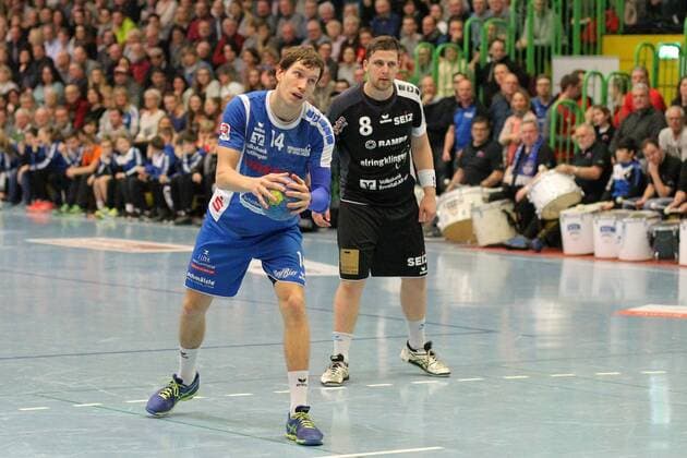 Handball 3. Liga VfL Pfullingen vs. TV Neuhausen 2018-01-13 Pfullingen Copyright: xEIBNER SebastianxBaurx EP_SBAUR