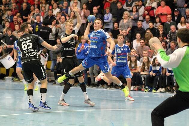 Handball 3. Liga VfL Pfullingen vs. TV Neuhausen 2018-01-13 Pfullingen Copyright: xEIBNER SebastianxBaurx EP_SBAUR