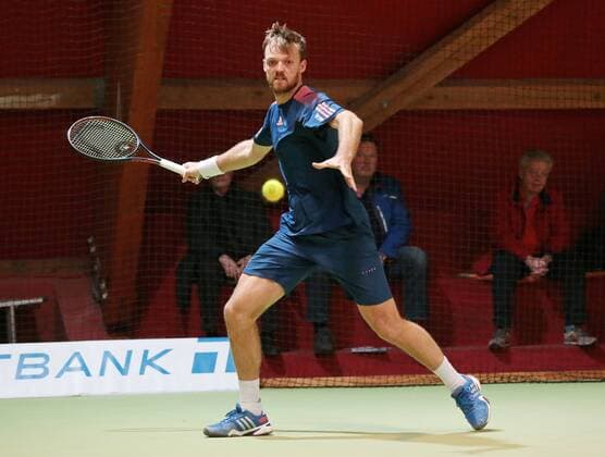14.01.2018, Schwieberdingen Südwestbank Tennis Grand Prix Tennis-Weltranglistenturnier. Finale: Kevin KRAWIETZ (GER)
