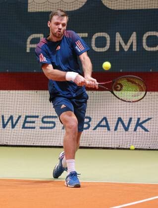 14.01.2018, Schwieberdingen Südwestbank Tennis Grand Prix Tennis-Weltranglistenturnier. Finale: Kevin KRAWIETZ (GER)