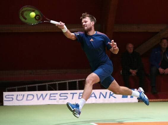 14.01.2018, Schwieberdingen Südwestbank Tennis Grand Prix Tennis-Weltranglistenturnier. Finale: Kevin KRAWIETZ (GER)