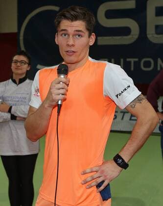 14.01.2018, Schwieberdingen Südwestbank Tennis Grand Prix Tennis-Weltranglistenturnier. Finale: Sieger Daniel Masur (GER)