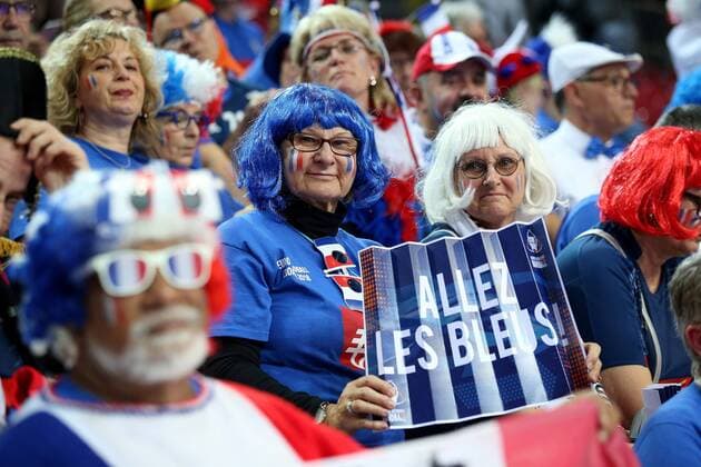 Bilder des Tages - SPORT European Handball Championship, Group B, 2nd round, Austria - France 14.01.2018., Croatia, sports hall Zatika, Porec - European Handball Championship, Group B, 2nd round, Austria - France. Supporters.  IgorxKralj PIXSELL