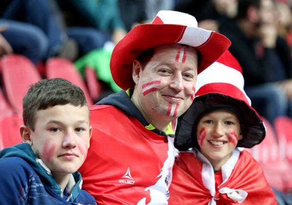 European Handball Championship, Group B, 2nd round, Austria - France 14.01.2018., Croatia, sports hall Zatika, Porec - European Handball Championship, Group B, 2nd round, Austria - France. Supporters.  IgorxKralj PIXSELL