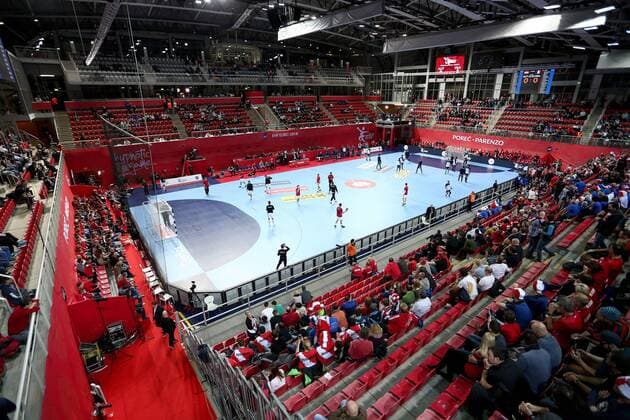 Bilder des Tages - SPORT European Handball Championship, Group B, 2nd round, Austria - France 14.01.2018., Croatia, sports hall Zatika, Porec - European Handball Championship, Group B, 2nd round, Austria - France. Supporters.  IgorxKralj PIXSELL