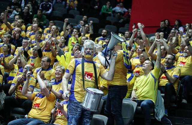 European Handball Championship, Group A, 2nd Round, Serbia - Sweden 14.01.2018., Croatia, Spaladium Arena, Split - European Handball Championship, Group A, 2nd Round, Serbia - Sweden. Supporters.  IvoxCagalj PIXSELL