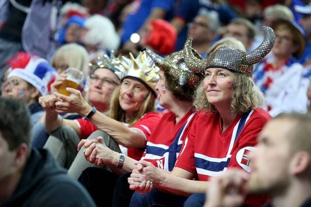 European Handball Championship, Group B, 2nd Round, Norway - Belarus 14.01.2018., Croatia, sports hall Zlatika, Porec - European Handball Championship, Group B, 2nd Round, Norway - Belarus. Supporters.  IgorxKralj PIXSELL