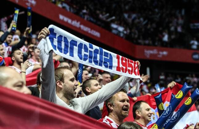 European Handball Championship, Group A, 2nd round, Iceland - Croatia 14.01.2018., Croatia, Spaladium Arena, Split - Spaladium Arena, Split - European Handball Championship, Group A, 2nd round, Iceland - Croatia. Supporters. IvoxCagalj PIXSELL