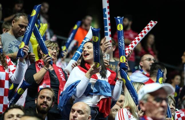 European Handball Championship, Group A, 2nd round, Iceland - Croatia 14.01.2018., Croatia, Spaladium Arena, Split - Spaladium Arena, Split - European Handball Championship, Group A, 2nd round, Iceland - Croatia. Supporters. IvoxCagalj PIXSELL