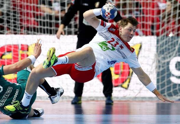 European Handball Championship, Group B, 2nd Round, Norway - Belarus 14.01.2018., Croatia, sports hall Zlatika, Porec - European Handball Championship, Group B, 2nd Round, Norway - Belarus. Goran Johannessen  IgorxKralj PIXSELL