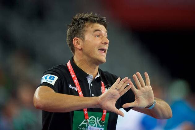 Handball Zagreb 15.01.2018 Europameisterschaft Herren Männer Euro Europameisterschaften Vorrunde Slowenien (SLO) - Deutschland (GER) Christian Prokop (Deutschland, Trainer)