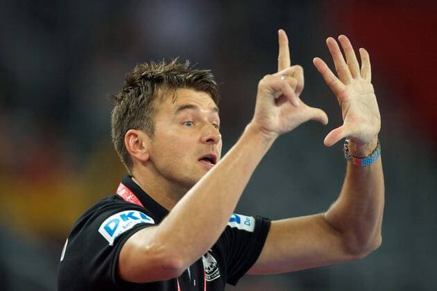 Handball Zagreb 15.01.2018 Europameisterschaft Herren Männer Euro Europameisterschaften Vorrunde Slowenien (SLO) - Deutschland (GER) Christian Prokop (Deutschland, Trainer)