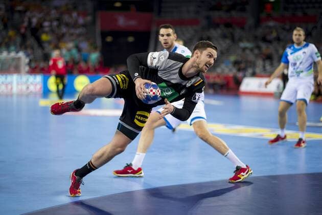 Hendrik Pekeler (Nr. 13, Deutschland). Slowenien - Deutschland, Vorrunde, Handball, EHF Euro 2018, 15.01.18 Zagreb Zagreb Croatia Arena Copyright: xAgentur54Gradx xFelixxKoenigx