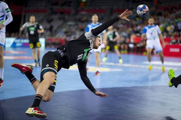 Hendrik Pekeler (Nr. 13, Deutschland). Slowenien - Deutschland, Vorrunde, Handball, EHF Euro 2018, 15.01.18 Zagreb Zagreb Croatia Arena Copyright: xAgentur54Gradx xFelixxKoenigx