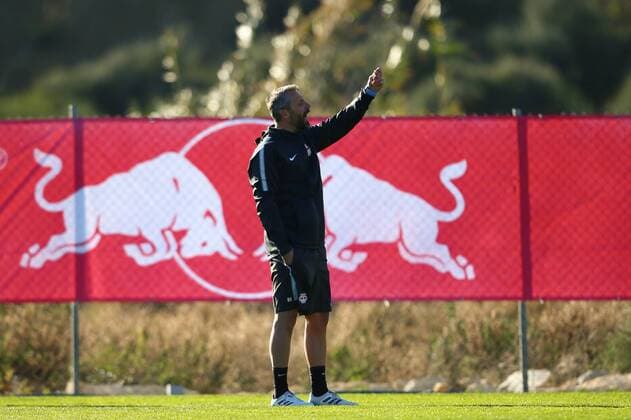 SOCCER - BL, RBS, training camp ESTEPONA,SPAIN,15.JAN.18 - SOCCER - tipico Bundesliga, Red Bull Salzburg, training camp. Image shows head coach Marco Rose (RBS). GEPAxpictures xFelixxRoittner
