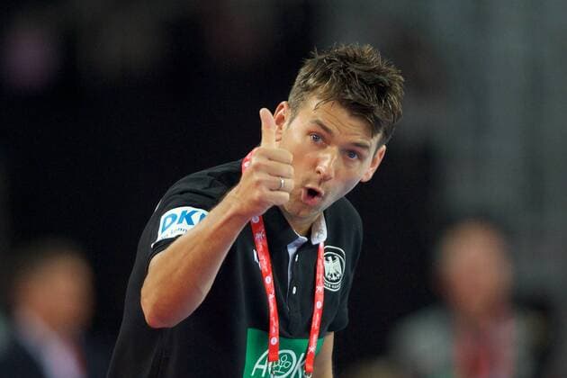 Bilder des Tages - SPORT Handball Zagreb 15.01.2018 Europameisterschaft Herren Männer Euro Europameisterschaften Vorrunde Slowenien (SLO) - Deutschland (GER) Christian Prokop (Deutschland, Trainer) Jubel