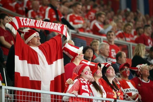 European Handball Championship, Group D, 2nd round, Czech Republic - Denmark 15.01.2018., Croatia, Arena, Varazdin - European Handball Championship, Group D, 2nd round, Czech Republic - Denmark. Supporters.  GoranxStanzl PIXSELL