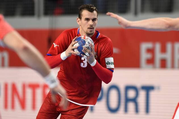 Handball, EM, Tschechien - Dänemark European Handball Championship, Group D, 2nd round, Czech Republic - Denmark 15.01.2018., Croatia, Arena, Varazdin - European Handball Championship, Group D, 2nd round, Czech Republic - Denmark. ECVAR Roman VjeranxZganec-Rogulja PIXSELL