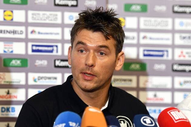 Zagreb, Kroatien, Hotel Panorama, 16.1.2018 Männer- Handball, Europa-Meisterschaft 2018 Pressekonferenz des DHB; Deutschen Handballbund mit Bundestrainer Deutschland, Christian Prokop