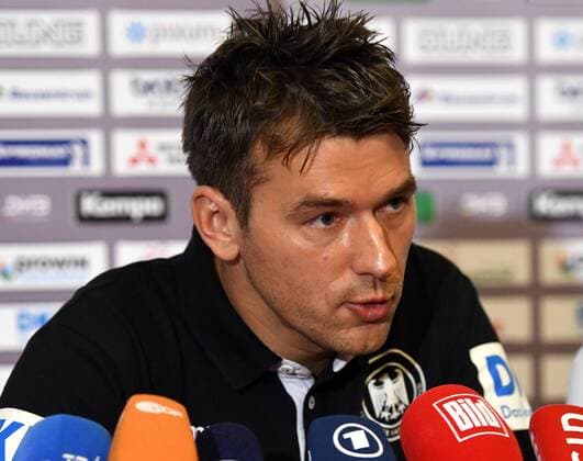 Zagreb, Kroatien, Hotel Panorama, 16.1.2018 Männer- Handball, Europa-Meisterschaft 2018 Pressekonferenz des DHB; Deutschen Handballbund mit Bundestrainer Deutschland, Christian Prokop