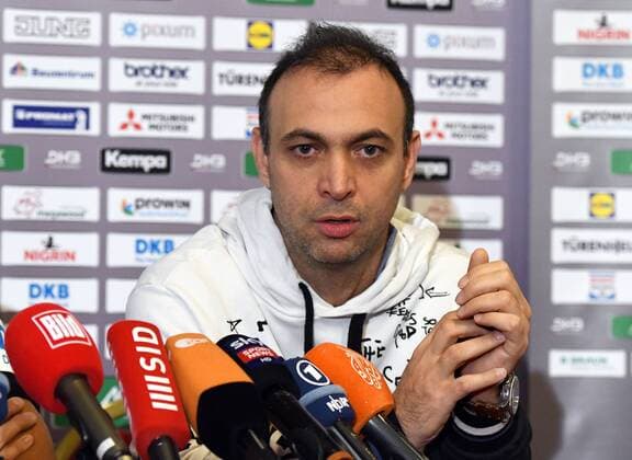 Zagreb, Kroatien, Hotel Panorama, 16.1.2018 Männer- Handball, Europa-Meisterschaft 2018 Pressekonferenz des DHB; Deutschen Handballbund mit DHB-Vizepräsident; Delegationsleiter, Bob Hanningp