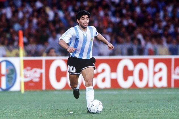 DIEGO MARADONA CAMPIONATI MONDIALI ITALIA 1990 ITALIA-ARGENTINA 3-4 DR