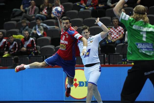 Split, 16 01 2018 - Spaladium Arena, 2018 Men s European Championship EM Europameisterschaft Preliminary Round, Group A. Serbia () - Iceland () 